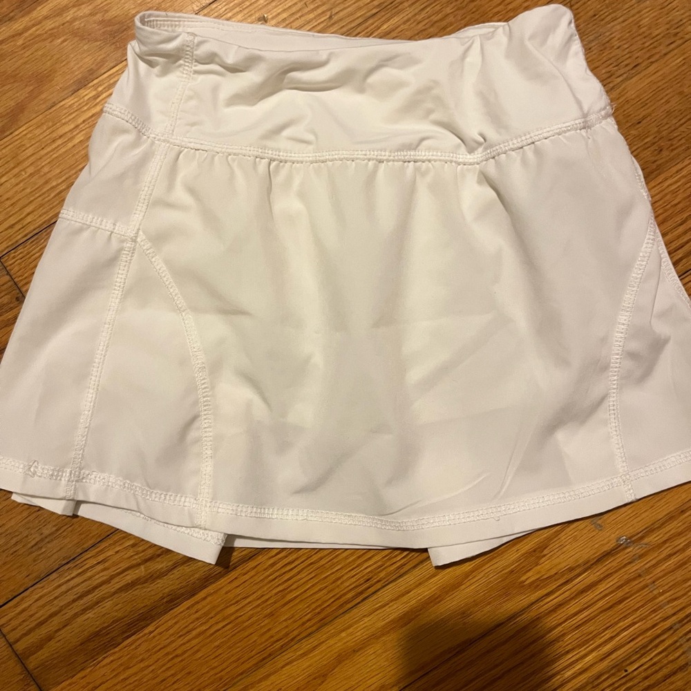 White Athletic Skort